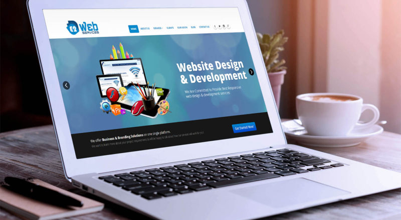E2WebServices Website & Logo Design