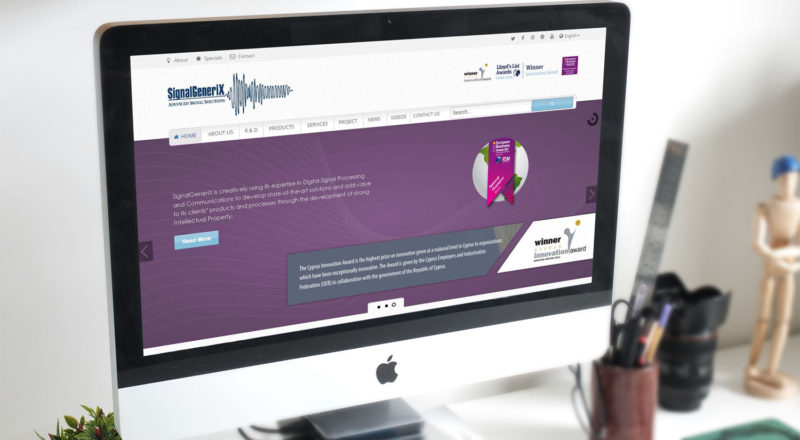 SignalGenerix Website Design